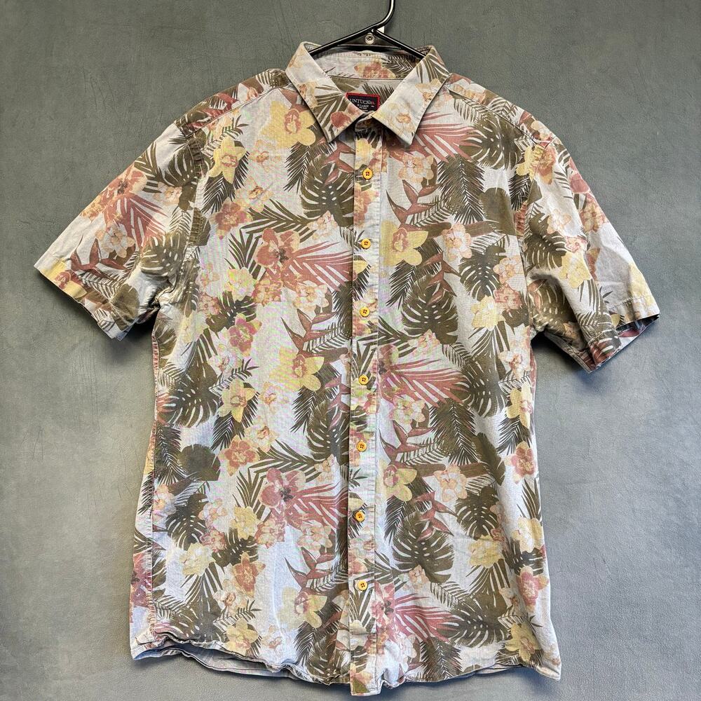 UNTUCKit Desisto XL Tall Slim Tropical Floral Hawaiian Shirt 100% Cotton